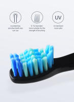 SEAGO Cepillo De Dientes Eléctrico Sonic Recargable Con 4 Modos Y 3 Cabezas De Repuesto Portátil Para Viajes Tiempo Inteligente De 2 Minutos Regalo Para Adultos - details 4