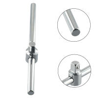 Adaptador De Destornillador Sliding T Bar Para Herramientas De Reparación Automotriz Longitud Ajustable 1/4" 3/8" 1/2" Drive Socket Extension Rod Sliding - details 11