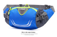 Bolsa De Cintura Para Ciclismo Running Pesca Senderismo Deporte Fitness Con Bolsillo Para Botella De Agua PU Unisex - details 17
