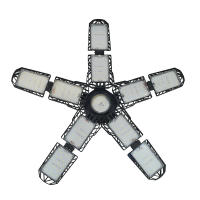 Iluminación transformable, luz LED de techo para garaje con luz diurna, luz LED brillante para taller de 150 W y 8000 lm, iluminación de garaje para taller, granero, trastero, almacén, loft y decoración del hogar - details 10