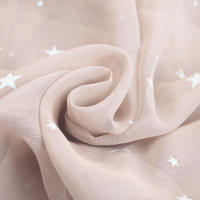 Cortina Luminosa Estrellada Para Niños Y Dormitorio Cortina Transparente Para Sala De Estar Y Comedor Divisoria Con Grommets Ilumina La Oscuridad - details 6