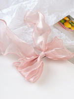 Pinza Para El Cabello De Organza Blanca Con Lazo Flotante Para Mujeres Y Niñas Material De Raya Accesorio De Cabello De Alta Calidad - details 8