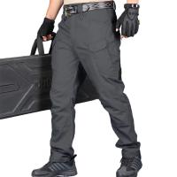 Pantalones Tácticos Consul Para Hombre Con Bolsillos Multifuncionales Tejido Elástico Para Servicio Especial IX9 Pantalones De Trabajo Militar De Estilo Ciudadano - details 1