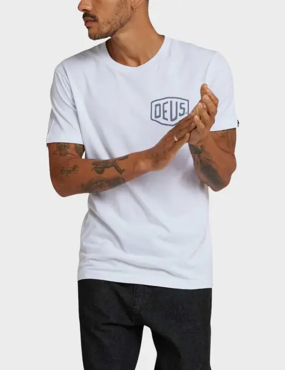 Deus Tokyo Address camiseta blanca para hombre - 1