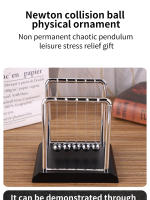 Newton's Cradle De Acero Juguete De Mesa Para Alivio Del Estrés Decoración De Hogar Científico Y Educativo Pendulo De Física - details 0