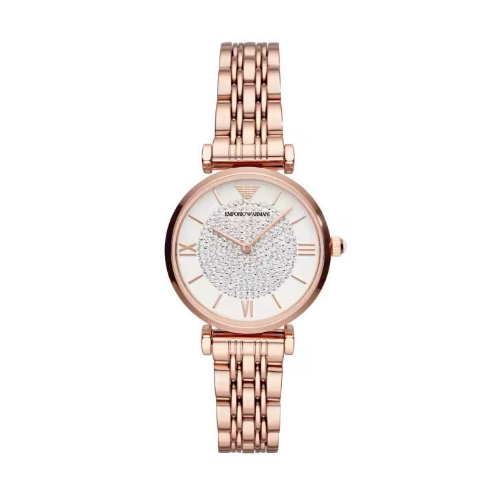 Emporio Armani Reloj  STAINLESS STEEL，ROSE GOLD，QUARTZ/2 HAND AR11244 - 1