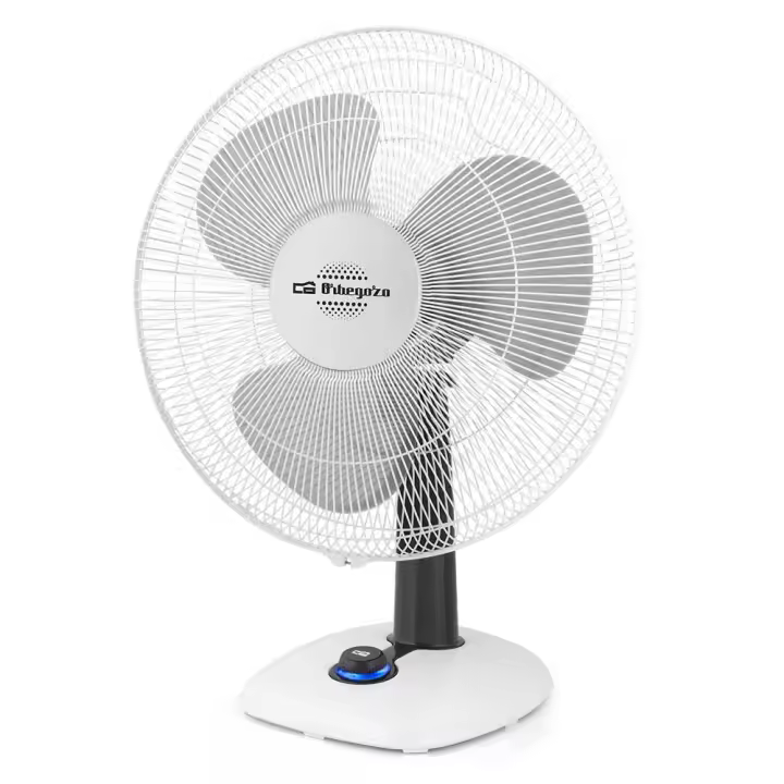 VENTILADOR DE SOBREMESA  - MARCA ORBEGOZO - MODELO TF 0133 - 3 VELOCIDADES - CABEZAL INCLINABLE - POTENCIA 40W - 1