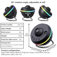 Proyector De Estrellas Y Noches 13 En 1 Para Decoración De Habitaciones Con Meteoritos Y Planetario Rotación 360° Regalo Para Niños - details 5