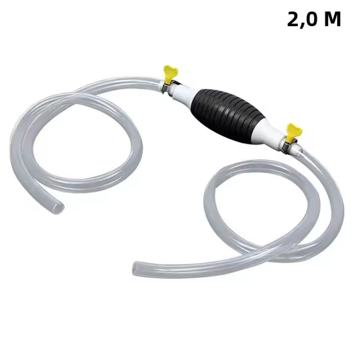 Herramienta De Transferencia De Líquido Para Carro Flexible Auto Gravedad Tubo De Sifón De Aceite Y Combustible Accesorios - 1
