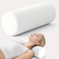 Almohada Redonda Para Cuello Y Espalda Con Cubierta Desmontable Y Lavable Ergonómicamente Diseñada Para Acomodar La Cabeza El Cuello Las Piernas Y El Cuerpo - details 0