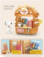 Bloques De Construcción Creativos Snoopy Tienda De La Ciudad Serie De Escena De Calle Juguetes Educativos Para Niños Regalos De Vacaciones Bloques De Plástico Pequeños Compatible Con Lego - details 3