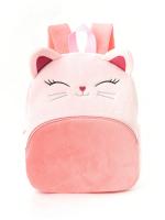 Mochila infantil de dibujos animados de animales multicolor, mochila de suministro para guardería, mochila de felpa, bolsa para niños - details 1
