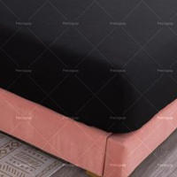 Juego de cama de tres piezas, funda de colchón, textil para el hogar, delicado y suave, agradable para la piel, color sólido, adecuado para sala de estar, dormitorio. - details 2