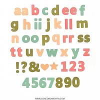 Cortadores De Letras A-Z Para Manualidades DIY Álbumes De Fotos Tarjetas Y Artesanía Corte De Metal Color Plateado Blanco - details 1
