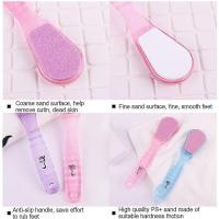 Archivo de pie ancho, herramienta de pedicura de doble cara, archivo de pie colosal para hombres y women3pcscolor al azar - details 1
