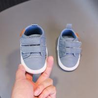 Zapatillas De Cuero Para Bebés Niños Y Niñas Primer Pasador Todoterreno Suave Talla 0-18 Meses Cierre De Correas Estilo Simple - details 14