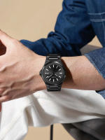 Reloj De Negocios TOMI De Lujo Para Hombres Con Caja De Regalo Caja De Acero Inoxidable De Color Rosa Oro Versátil Y Sencillo Movimiento Cuarzo - details 3