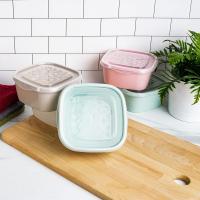 HOGUITA-Pack de 12 Recipientes de Plástico con Tapa en Color Surtido, Recipientes Reutilizables para Comida y Alimentos Sin BPA, Juegos de Tupper Plasticos para Alimentos, Fiambreras Aptas para Microondas, Congelador y Lavavajillas - details 1
