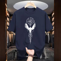 Camiseta De Algodón Para Hombre Con Patrón De Corvo Vikingo 2025 Nueva Arrivals Camiseta De Cuello Redondo Casual Urbana De Alta Calidad Y Ligera Para Primavera Y Verano - details 8