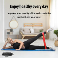 Set De 5 Bandas De Resistencia TPE Para Ejercicio Físico Y Yoga Equipo De Gimnasio De Lazo De Goma Entrenamiento De Fuerza En Casa - details 2