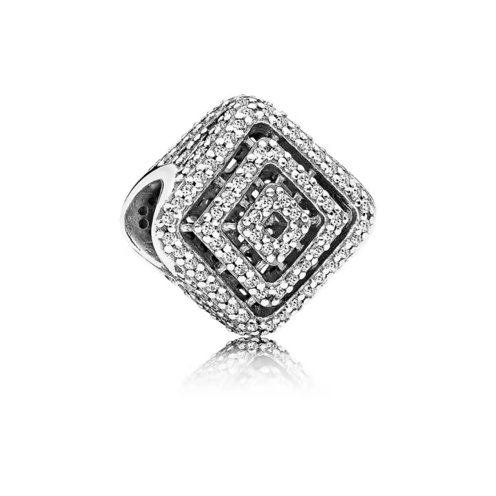 Abalorio Charm Pandora 796211CZ Plata Circonitas Líneas Radiantes - 1
