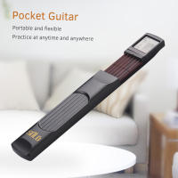 Guitarra De Mano Con 6 Cuerdas Y Entrenador De Acordes Herramienta De Guitarra Folclórica Con Pantalla De Rotación De Acordes Para Principiantes Práctica De Fingerstyle - details 1
