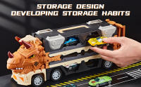 Juguete De Coche De Ferrocarril Triceratops Deformable Almacenamiento Plegable Vehículo De Transporte De Aleación Para Niños - details 3