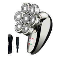 Afeitadora Eléctrica 5 En 1 Para Hombres Cabeza Lisa Peluca Afeitadora De Nariz Cuchilla Flotante 7D Afeitadora De Barba Recargable Razor - details 0