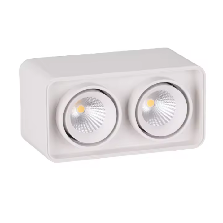 Spotlight GU10 COB Instalación En Superficie Estilo Nórdico Sin Bombilla Ajuste De 30 Grados Lámpara De Techo Para Familia Y Tienda - 1
