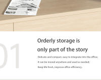 Organizador De Escritorio Con Almacenamiento De 3 Niveles Para Papel Y Archivos Metálico Para Oficina Y Ordenación De Documentos - details 1
