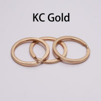 Llaveros De Anillo Redondo Dorado 10Pcs/Lot Tamaños 25 28 30mm Plated Para Fabricación De Joyas Clavija Encadenamiento Metal Aleación De Zinc - details 4
