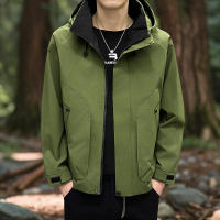 Chaqueta De Camuflaje Para Hombre Impermeable Con Capucha Cierre De Cremallera Ligera Para Primavera Y Otoño Ropa De Camping Y Trekking - details 9