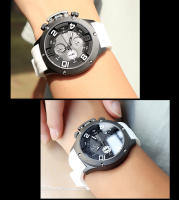 Reloj Deportivo De Cuarzo Para Hombres MEGIR Con Grande Dial Luminiscencia Resistente Al Agua Cronógrafo De Correa De Silicona Y Manos Luminosas 8115 - details 19