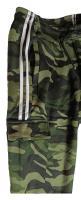 Pantalon cargo Hombre Casual, Camuflaje Militar con rayas - Largo con Puños con Forro polar Grueso, Cintura Elástica con Cordón Ajustable, 4 Bolsillos - otoño/invierno - NK186 - details 4
