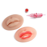 Labios De Tatuaje 3D Practica Con Silicona Suave Realista Para Maquillaje Permanente Y Microblading Kit De Entrenamiento De Labios Falsos - details 1
