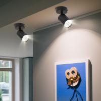 Lámpara De Techo LED Con Bombilla Reemplazable GU10 Para Dormitorio Porche Sala De Estar Fuente De Aluminio 85-265V AC - details 11