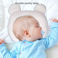 Almohada para bebé de 9,84 x 11 pulgadas, almohada para dormir para bebé, lavable a máquina, almohada para cabeza plana, antidesviación de la cabeza, adecuada para recién nacidos, suministros para bebés (0-12 meses) - details 5