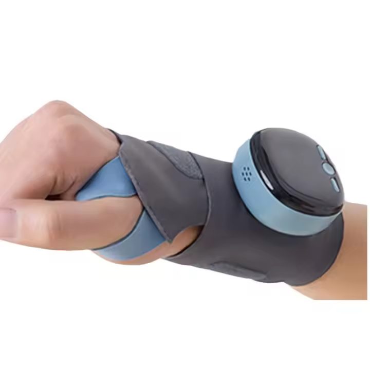 Protector de masaje, protector de muñeca con calefacción inteligente para vaina de tendón, compresa caliente, protector de masaje para esguince de mano desmontable y transpirable - 1