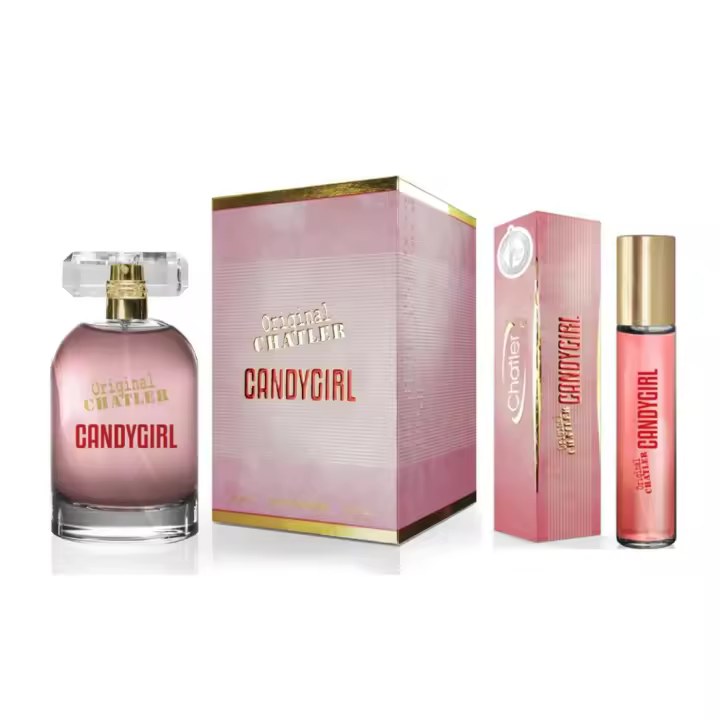 PACK CANDYGIRL (130ML)-----EAU DE PARFUM CANDYGIRL WOMAN 100ML Y EAU DE PARFUM CANDYGIRL 30ML -----30ML PERFECTO PARA EL BOLSO ---MARCA CHATLER---FRAGANCIA DURADERA, DURACIÓN 8 HORAS--- PERFUME VEGANO - 1