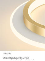 Lámpara De Techo Moderna De Metal LED Para Pasillo Y Escalera Decorativa De Lujo Creativa En Oro Instalación Suelta Fuente De Alimentación AC 220V - details 19