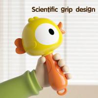 Maracas De Plástico Para Niños Sonido Crispeado Apariencia Brillante Juguete Educativo Para El Desarrollo Temprano Adecuado Para 3 Meses Y Más - details 1