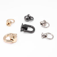 Anclaje De Manija De Cadena De Bolso En Forma De D Metal Accesorio De Hardware Para Bolsos Clip Lateral De Anillo D - details 9