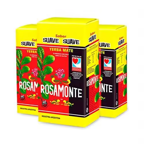 Rosamonte Suave Pack de 3 Kilos de Yerba Mate - Qumir - 1