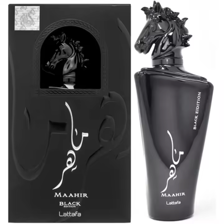Lattafa Maahir Black Edition Perfume 100 ml EDP fragancia árabe unisex - 1