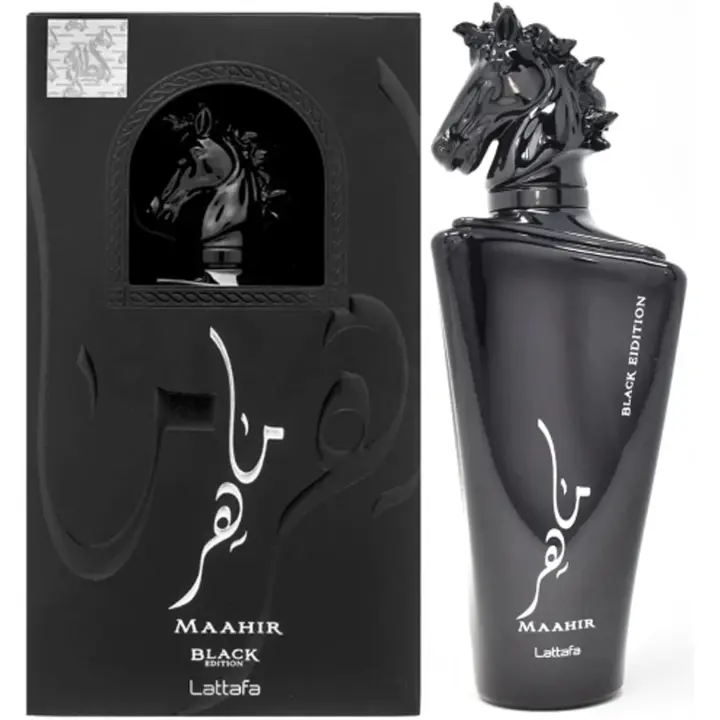 Lattafa Maahir Black Edition Perfume 100 ml EDP fragancia árabe unisex - 1