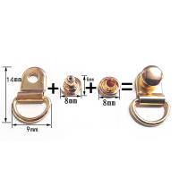 10 Sets De Hebilla D Para Botas De Senderismo Y Escalada Accesorios Decorativos De Cuero Y Metal Para Bricolaje Y Reparación De Bolsos - details 6