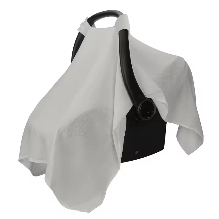 Funda de muselina para cesta de bebé, de Hilo de Algodón INS, para cochecito, Ligera y transpirable, Parasol - 1