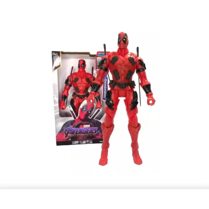 figura 30 cm de deadpool con luz y música - 1