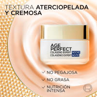 L'ORÉAL PARIS | Rutina Age Perfect Colágeno Expert Anti-Flacidez Con Péptido de Micro-Colágeno con crema de día 50ml, crema de noche 50ml y limpiador facial 150ml. - details 1