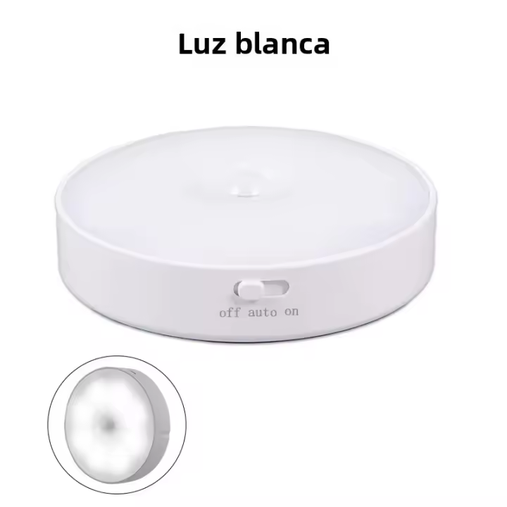 Lámpara De Pared LED Recargable Con Sensor De Movimiento Para Iluminación Nocturna En Cocina Comedor Dormitorio Foyer Estudio Baño - 1